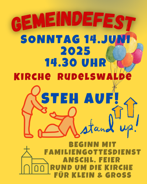 Blau Gelb Verein Sommerfest Vereinsfest Sportverein Fußball Einladung Instagram Post