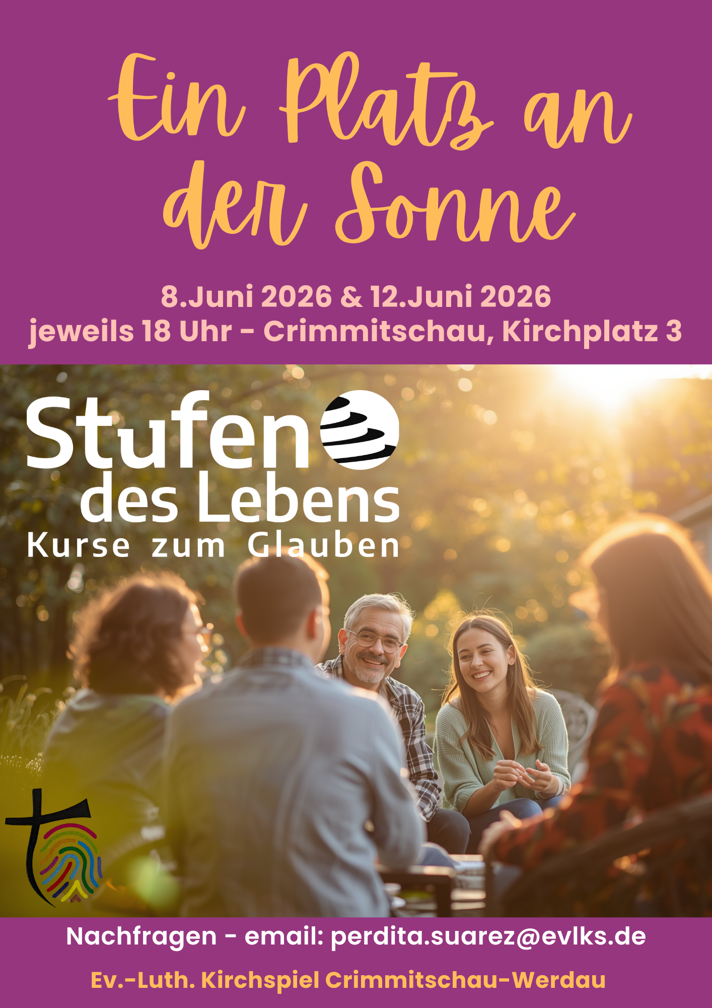 Ein Platz an der Sonne Glaubenskurs Flyer